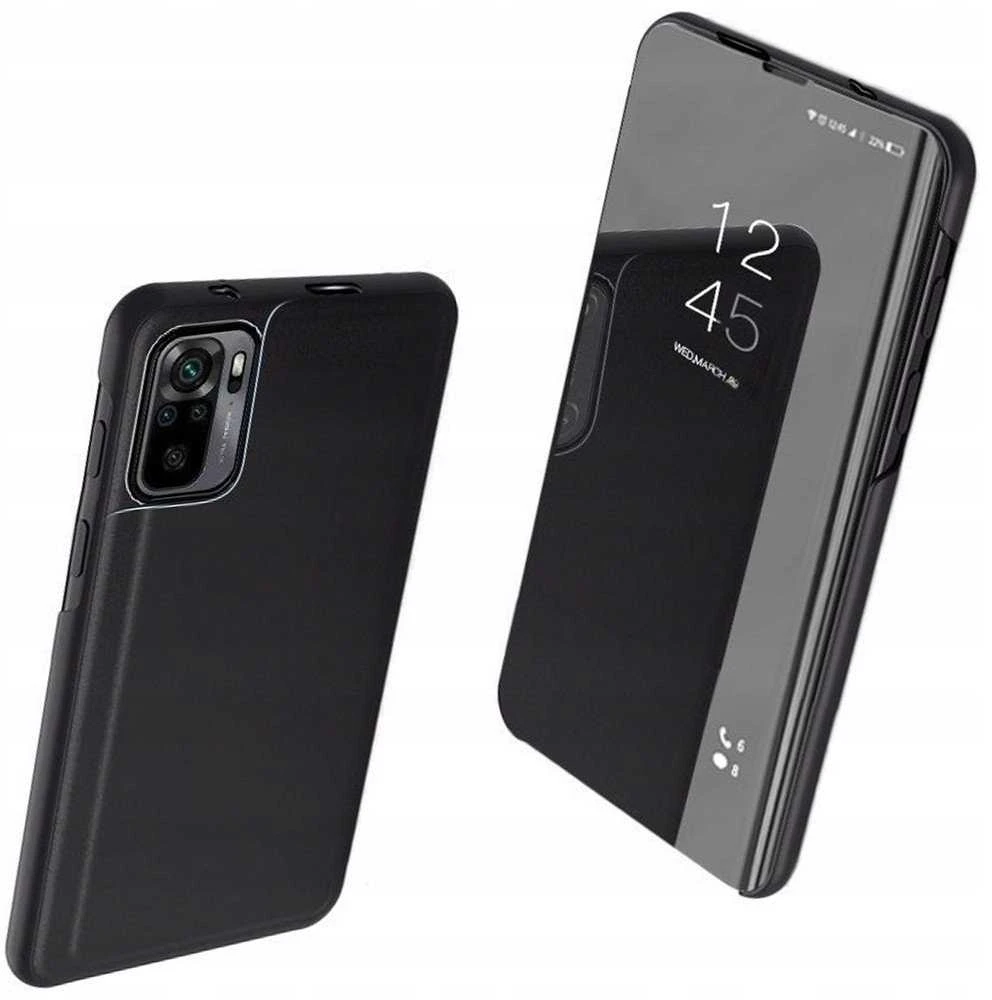 Hurtel Clear View dėklas cover Xiaomi 13 cover with a flap dėklas telefonui juodos spalvos