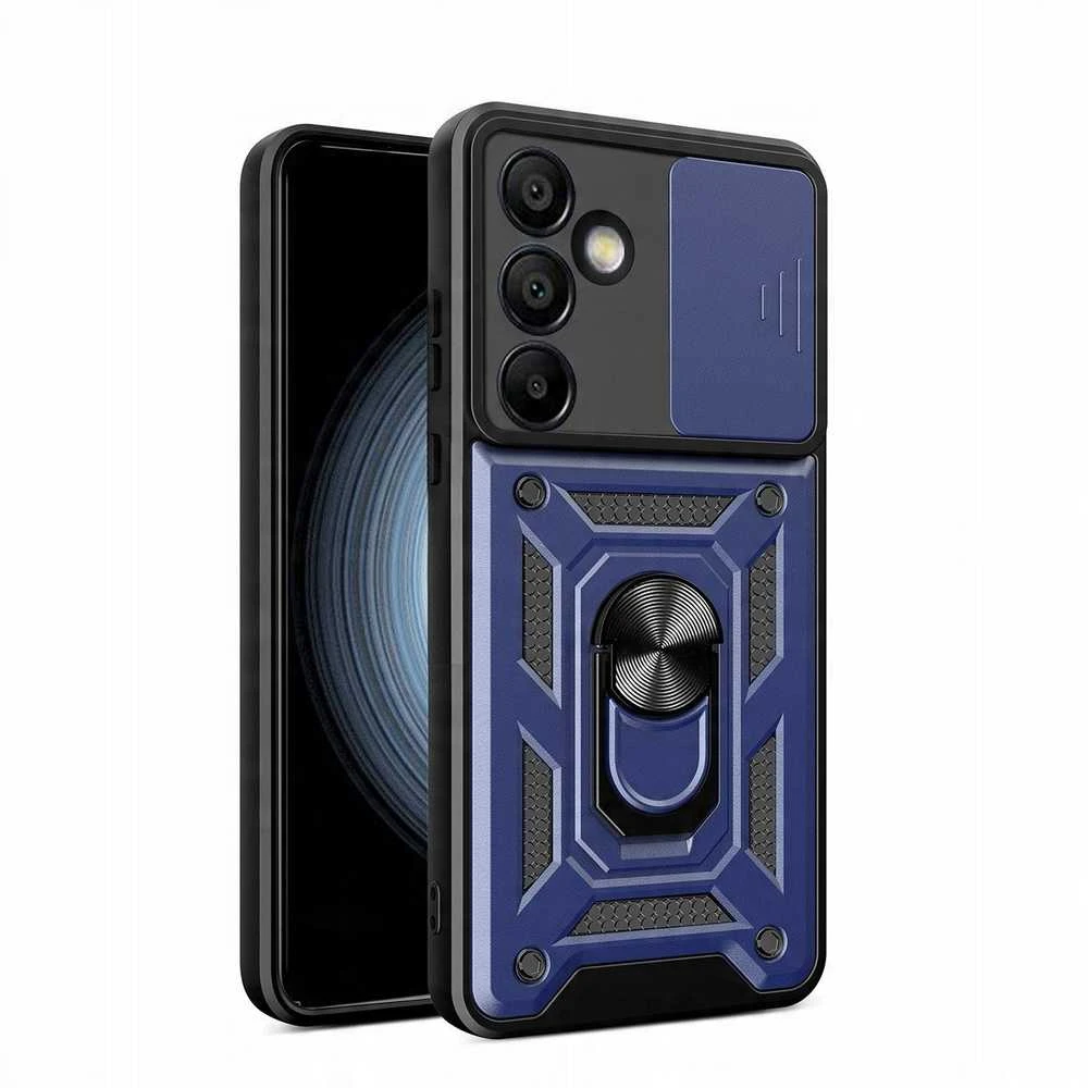 Hurtel Hybrid Armor Samsung Galaxy S25 Plus dėklas telefonui mėlynos spalvos