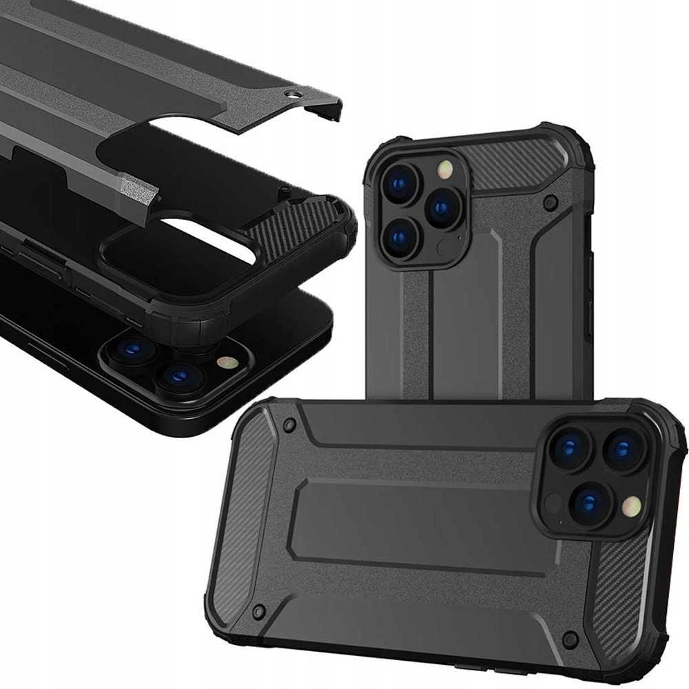 Hurtel Hybrid Armor dėklas skirtas iPhone 14 Pro, juodas