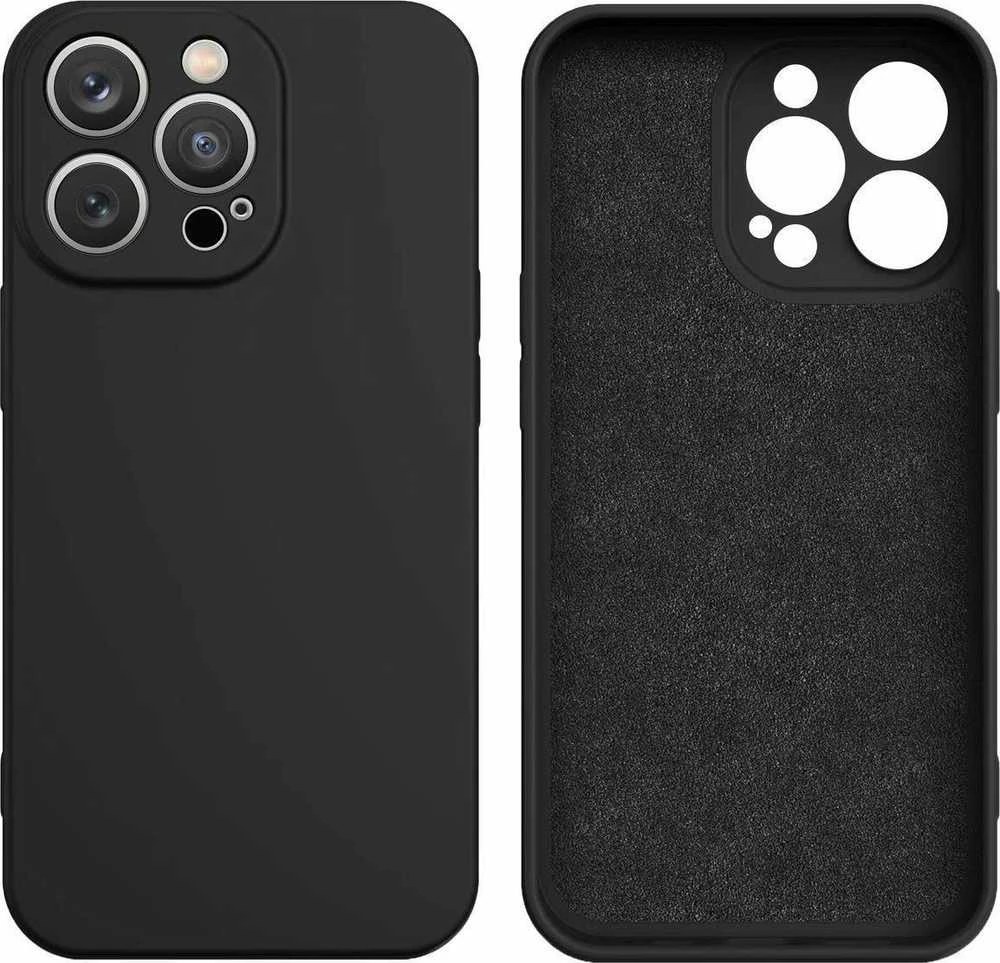 iLike Hurtel silikoninis dėklas skirtas Samsung Galaxy A14 5G / Galaxy A14, juodas