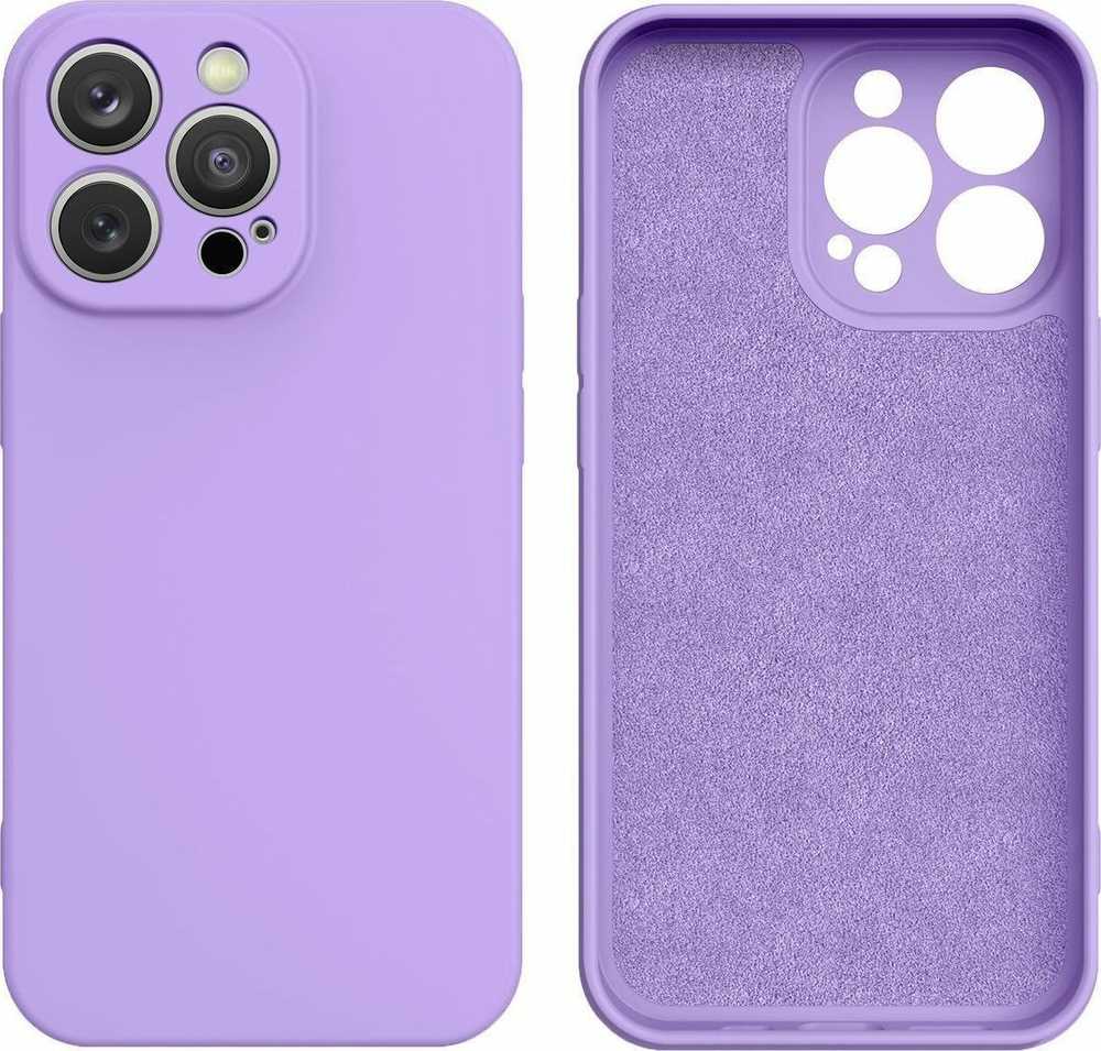 iLike Hurtel silikoninis dėklas skirtas Samsung Galaxy A14 5G / Galaxy A14, violetinis