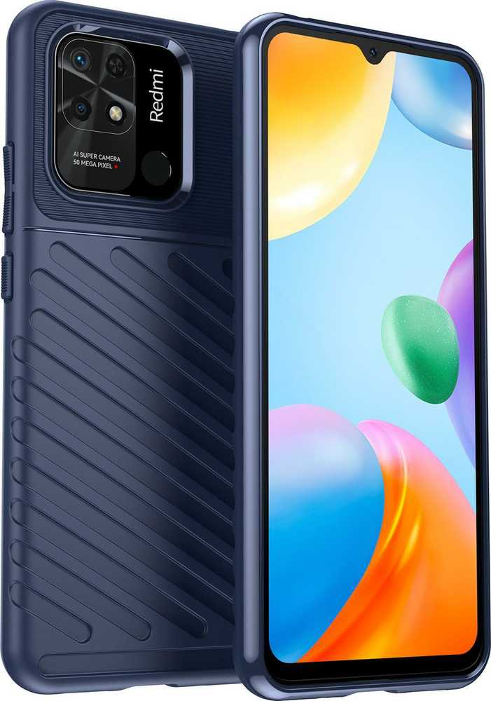 Hurtel Thunder dėklas skirtas Xiaomi Redmi 10C, mėlynas