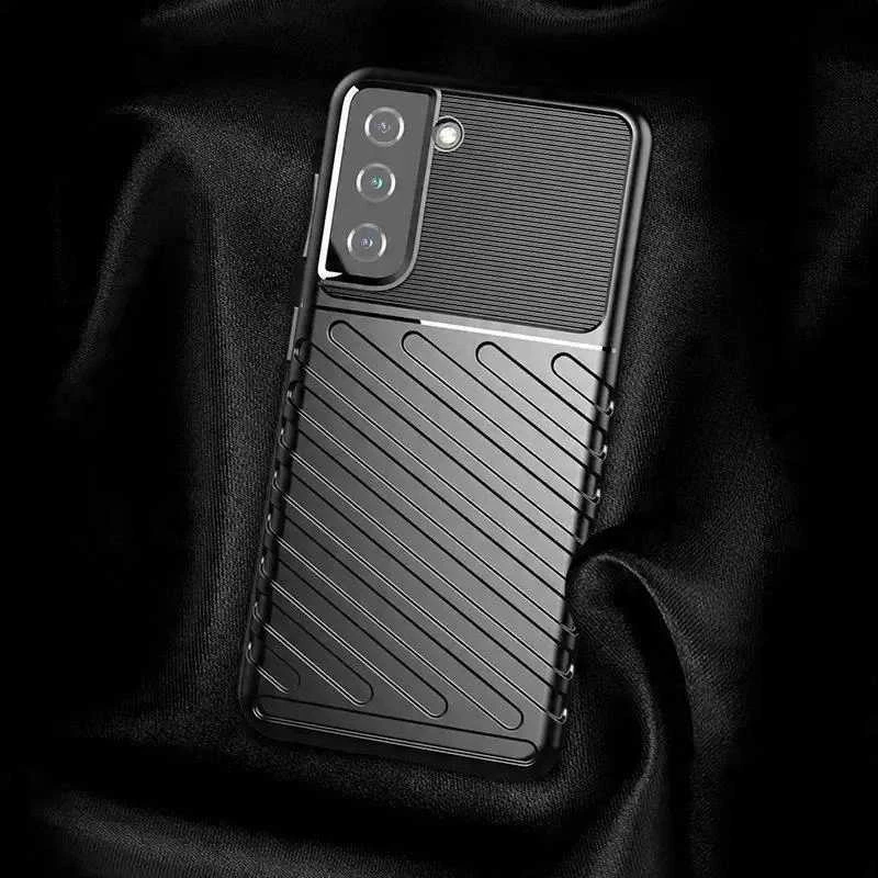Hurtel Thunder dėklas skirtas Samsung Galaxy S22 + (S22 Plus), juodas