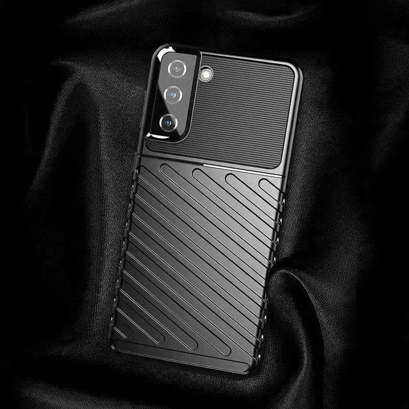 Hurtel Thunder dėklas skirtas Samsung Galaxy S22 + (S22 Plus), juodas
