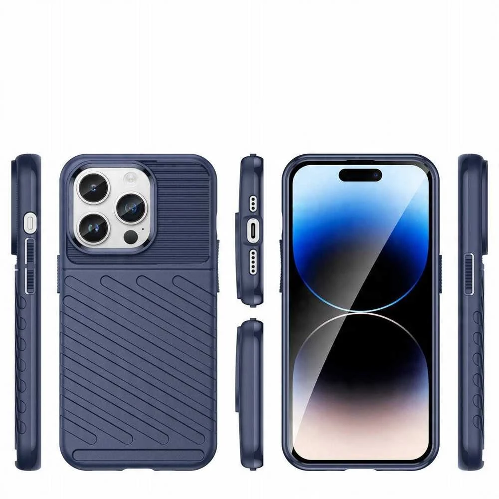 Hurtel Thunder dėklas skirtas iPhone 14 Pro, mėlynas