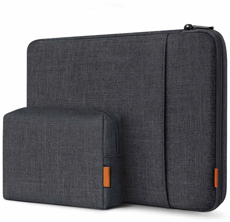 Dėklas Inateck LB01006 38,1 cm (15'') Dėklas su kišenėmis juoda, pilka