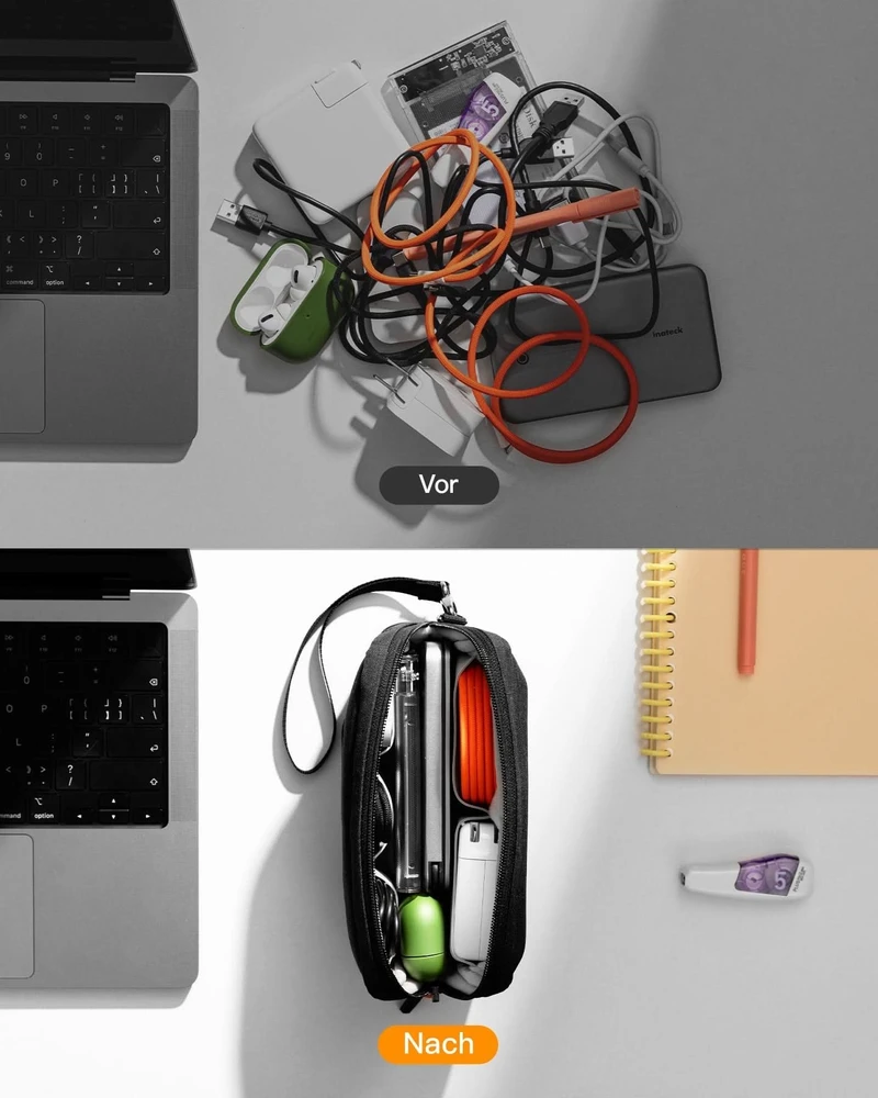 Inateck Organizer Tasche juodas 32,5cm * 23,5cm * 5cm