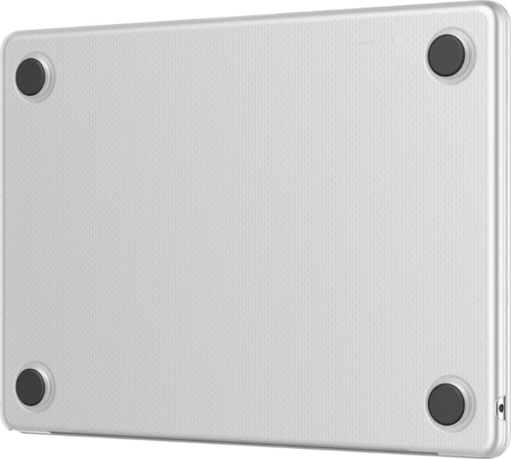 „MacBook Air“ 13,6 colio M2 (2022 m.) „Incase Hardshell“ dėklas (taškai / skaidrus)