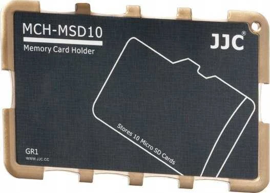 JJC dėklas JJC kortelių dėklas APKP-JC-MCHMSD10GR, skirtas „micro SD“ kortelėms