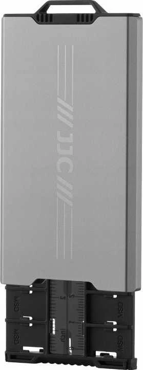 JJC Kortelių dėklas JJC SW-MCR1 PILKAI, skirtas SD ir Micro SD kortelėms