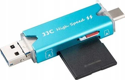 Dėklas JJC Dėklas na karty pamięci MCR-STM5BP su atminties kortelių skaitytuvu USB 3.0