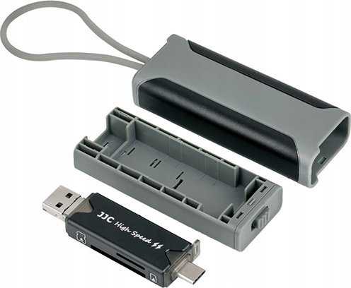 Atminties kortelės laikiklis - JJC MCR STM5GB USB 3.0 kortelių skaitytuvas, 5 kortelių talpa
