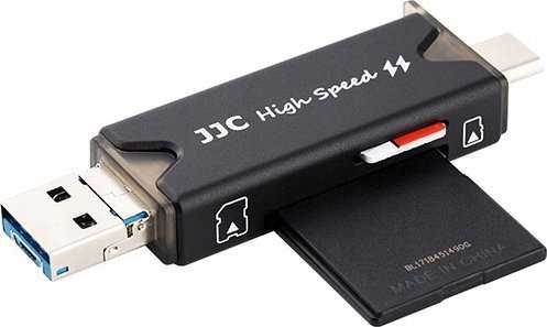 Atminties kortelės laikiklis - JJC MCR STM5GB USB 3.0 kortelių skaitytuvas, 5 kortelių talpa