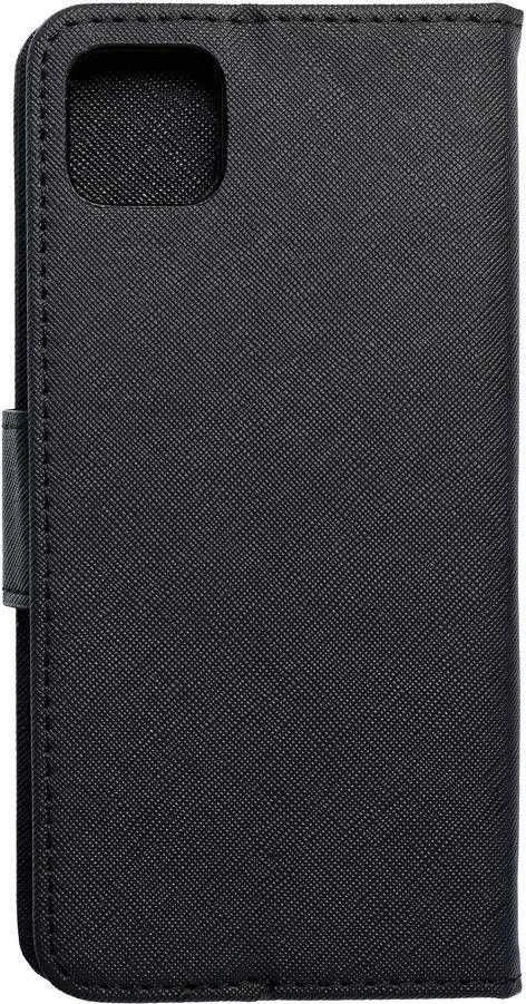 Oem FANCY Book dėklas skirtas Samsung Galaxy A22 5G juodos spalvos