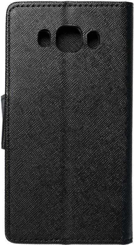Oem FANCY Book dėklas skirtas Samsung Galaxy Galaxy J5 2016 juodos spalvos