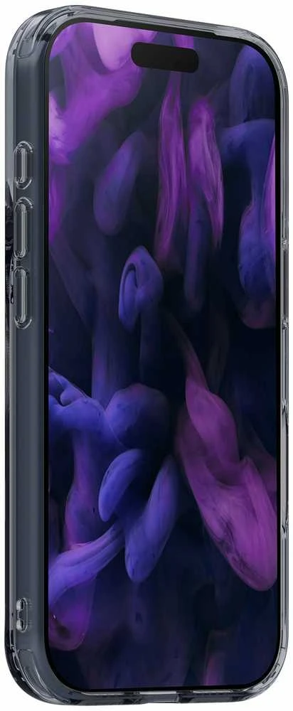 Dėklas „Laut Crystal Fluro Apple iPhone 17 Pro Max“, skaidrus, vidutinio skaidrumo