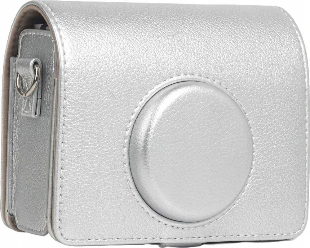 Dėklas LoveInstant Dėklas Dėklas Futerał Case Osłona Krepšys Do Fujifilm Fuji Instax Mini Evo / Sidabrinė