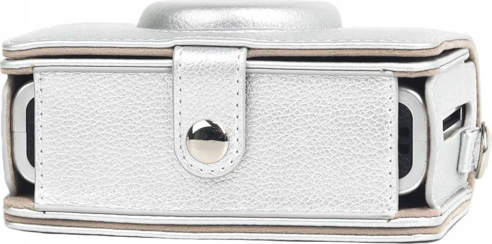 Dėklas LoveInstant Dėklas Dėklas Futerał Case Osłona Krepšys Do Fujifilm Fuji Instax Mini Evo / Sidabrinė