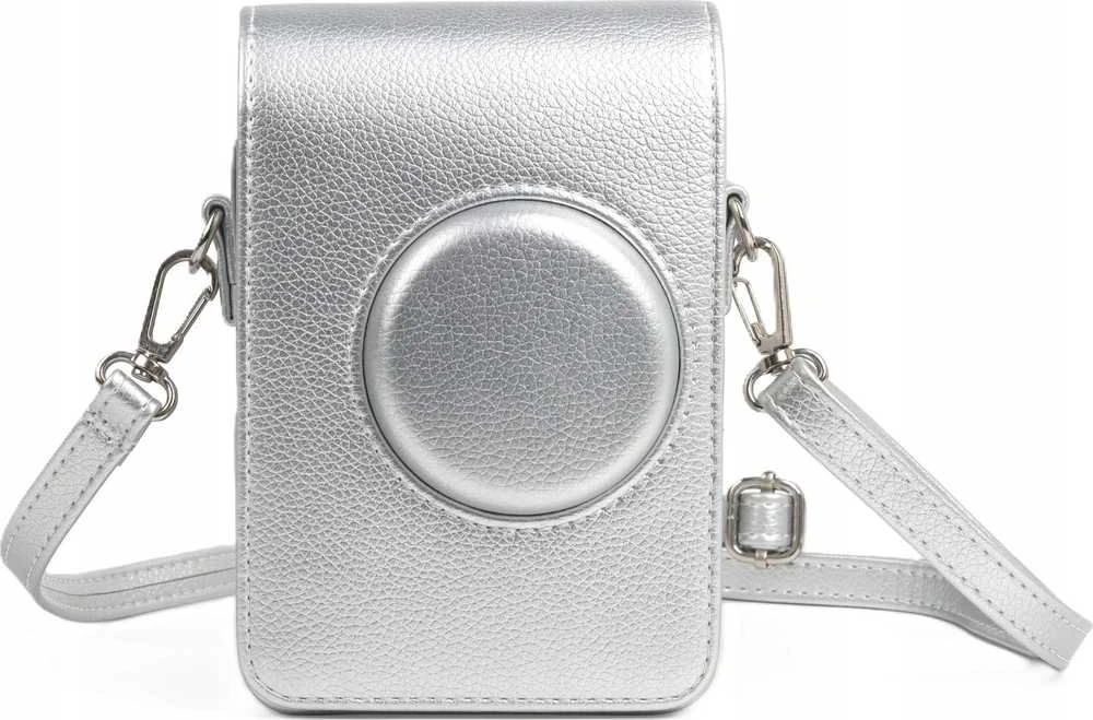 Dėklas LoveInstant Dėklas Dėklas Futerał Case Osłona Krepšys Do Fujifilm Fuji Instax Mini Evo / Sidabrinė