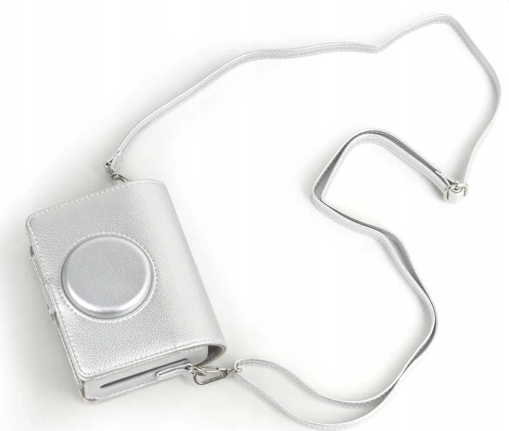 Dėklas LoveInstant Dėklas Dėklas Futerał Case Osłona Krepšys Do Fujifilm Fuji Instax Mini Evo / Sidabrinė