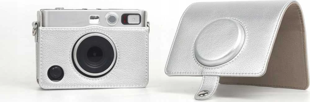 Dėklas LoveInstant Dėklas Dėklas Futerał Case Osłona Krepšys Do Fujifilm Fuji Instax Mini Evo / Sidabrinė