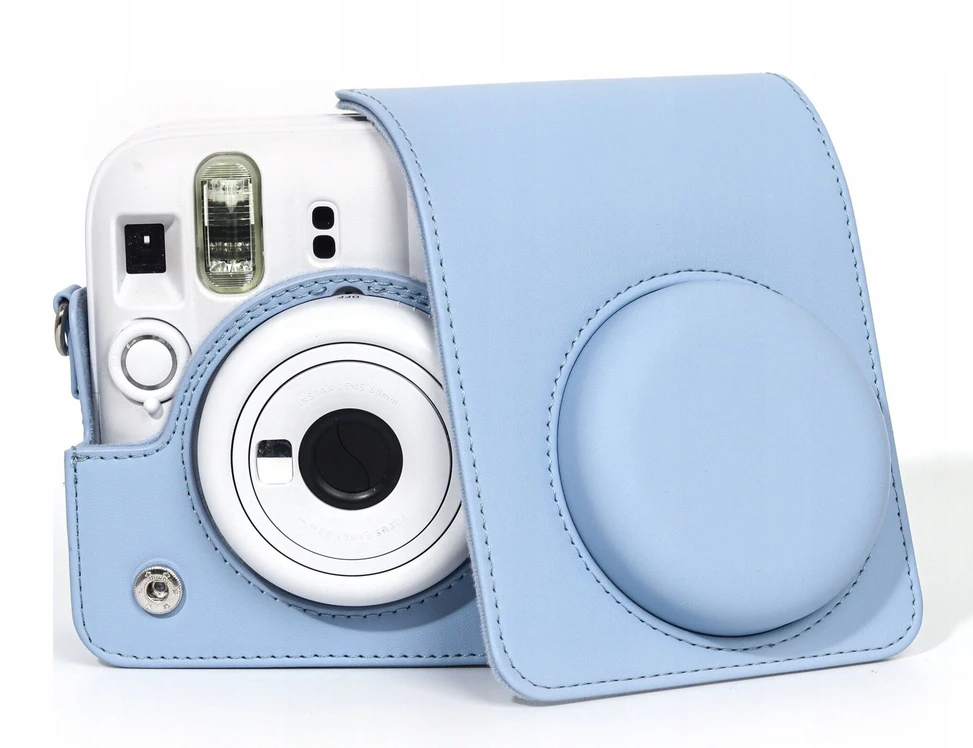 Dėklas LoveInstant Futerał Dėklas Dėklas Osłona Case Do Fujifilm Fuji Instax Mini 13 Mini13 / Mėlyna