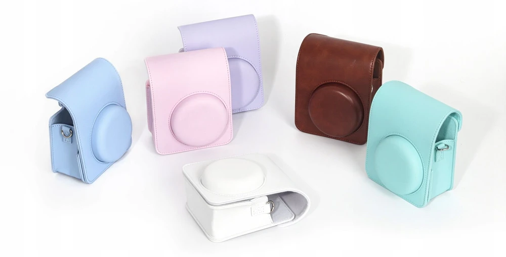 Dėklas LoveInstant Futerał Dėklas Dėklas Osłona Case Do Fujifilm Fuji Instax Mini 13 Mini13 / Baltas