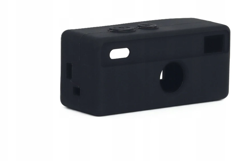 Dėklas LoveInstant Futerał Dėklas Dėklas Case Osłona Silikon Do Kodak Charmera + Smycz / Juodas (SB11652)