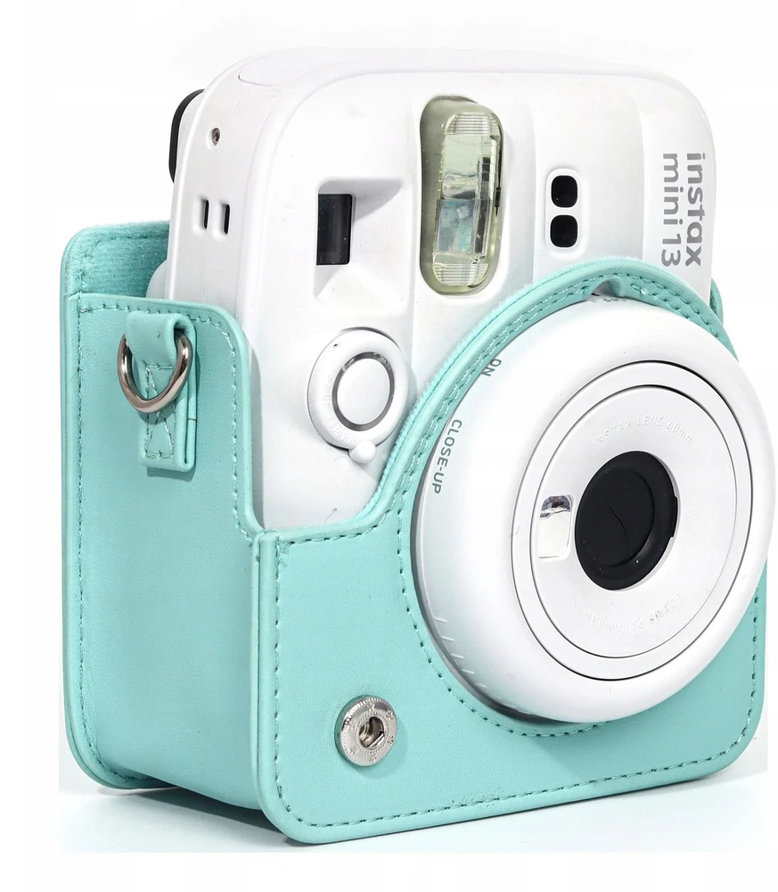 Dėklas LoveInstant Futerał Dėklas Dėklas Osłona Case Do Fujifilm Fuji Instax Mini 13 Mini13 / Žalias