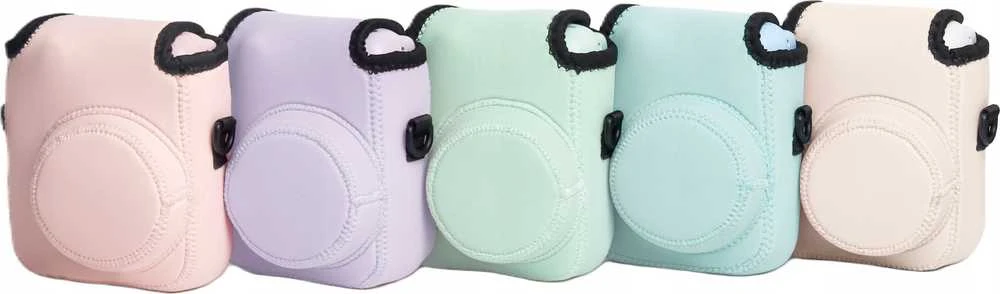 Dėklas LoveInstant Miękki Futerał Dėklas Dėklas Case Osłona Neoprene Do Fujifilm Fuji Instax Mini 12 - Žalias