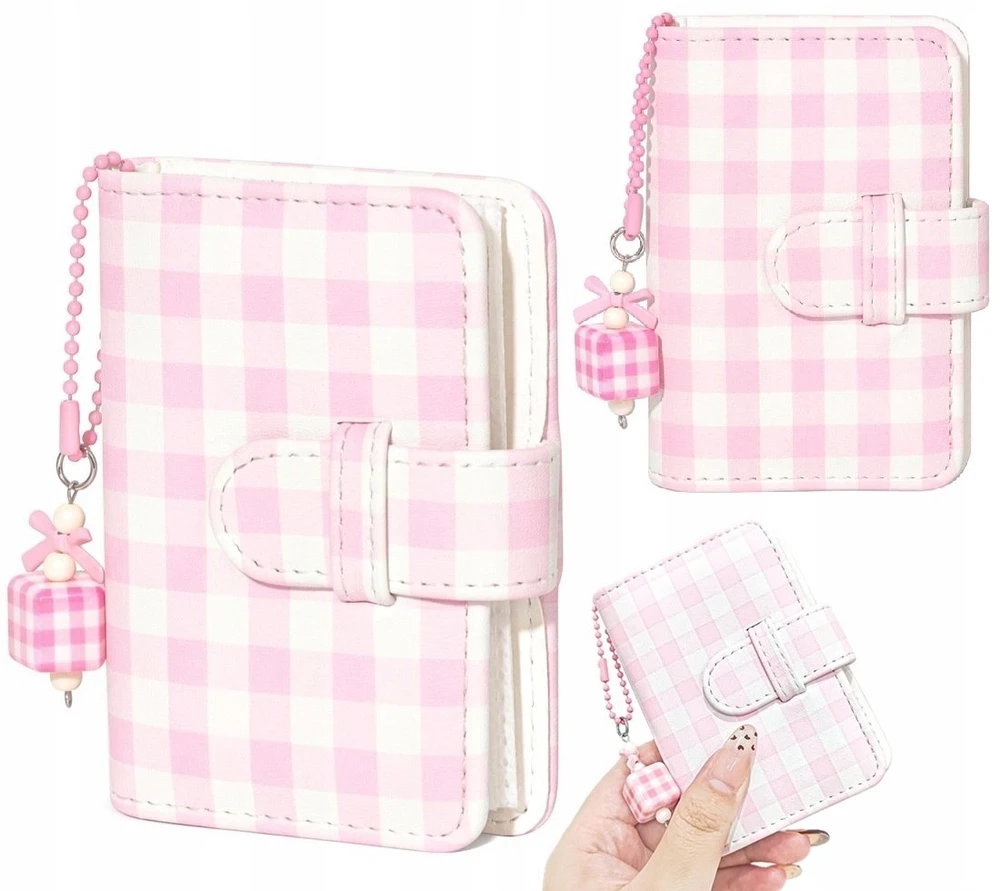 Dėklas LoveInstant Rinkinys 4w1 Futerał Dėklas Osłona Lcd Album Dekielek Do Fuji Instax Mini Evo / Rožinė