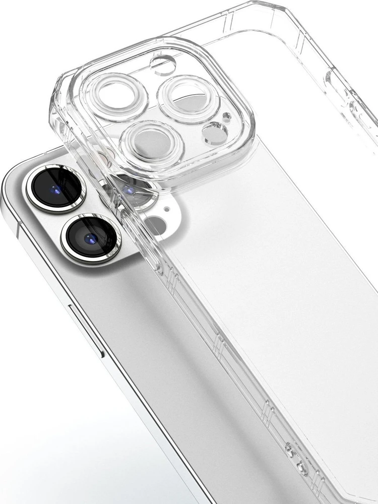 Markowe Topt Armor Antishock dėklas skirtas Apple iPhone 12 Pro skaidrus