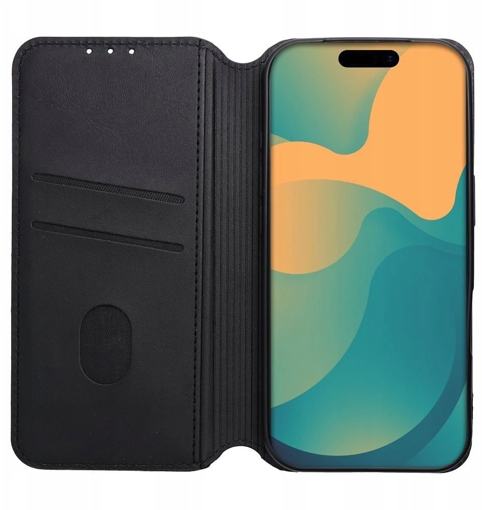 Oem Dėklas su klapką na Samsung A37 Cubic Book juoda