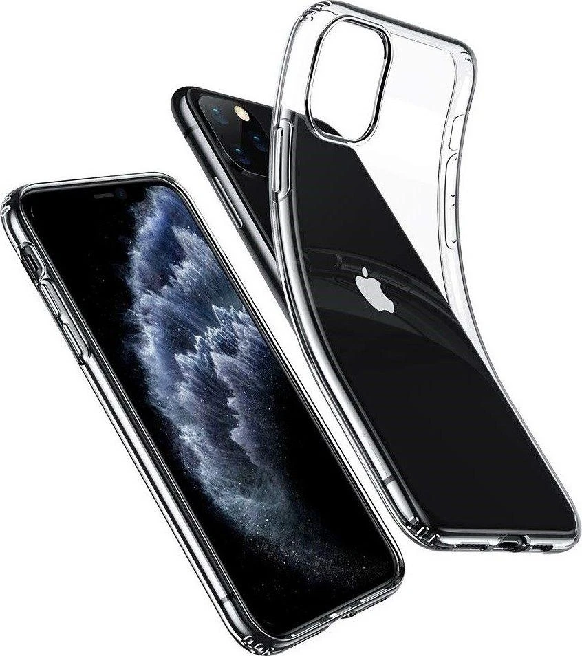 Dėklas Mercury Jelly Clear Apple iPhone 11 Pro Max skaidrus