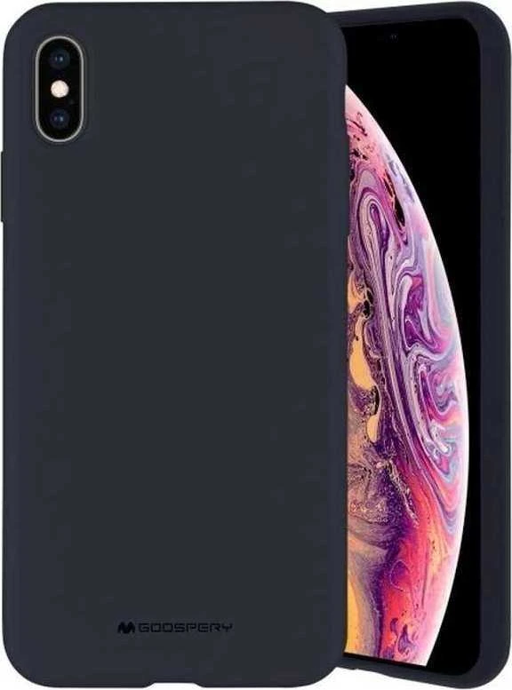 Dėklas Mercury Silikoninis dėklas Apple iPhone 16 Pro juodas