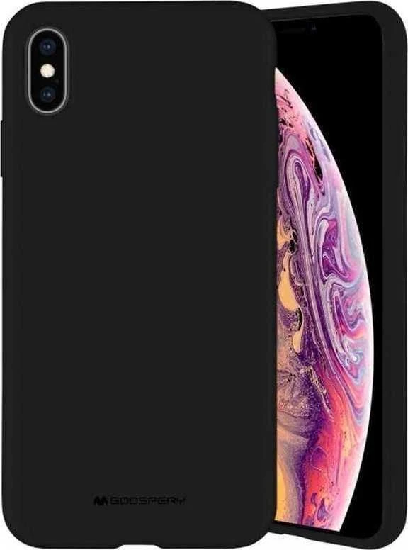 Dėklas Mercury Silikoninis dėklas Apple iPhone 16 juodas