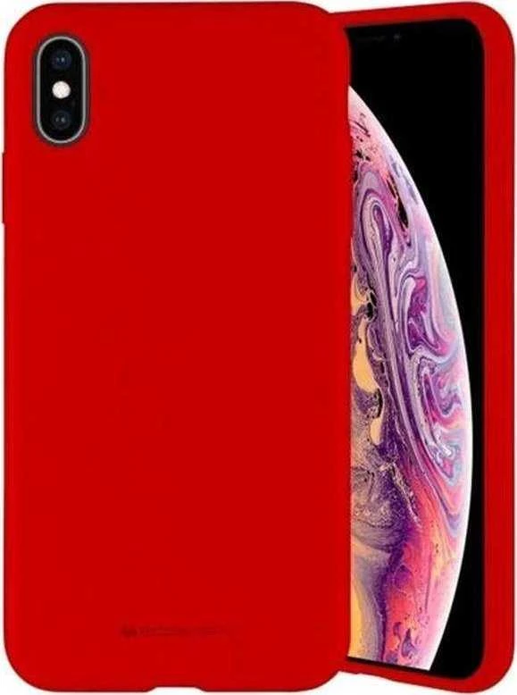 Dėklas Mercury Silikoninis dėklas Apple iPhone 16 Plus raudonas