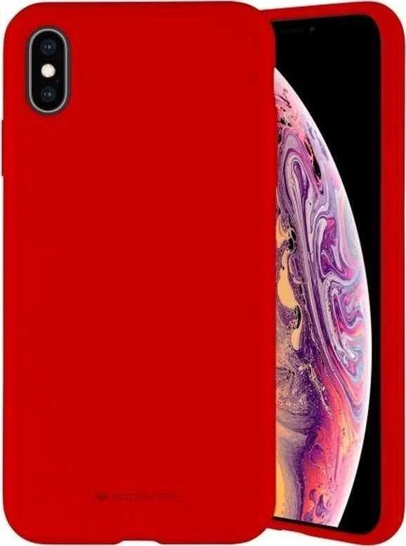 Dėklas Mercury Silikoninis dėklas Apple iPhone 16 Pro Max raudonas