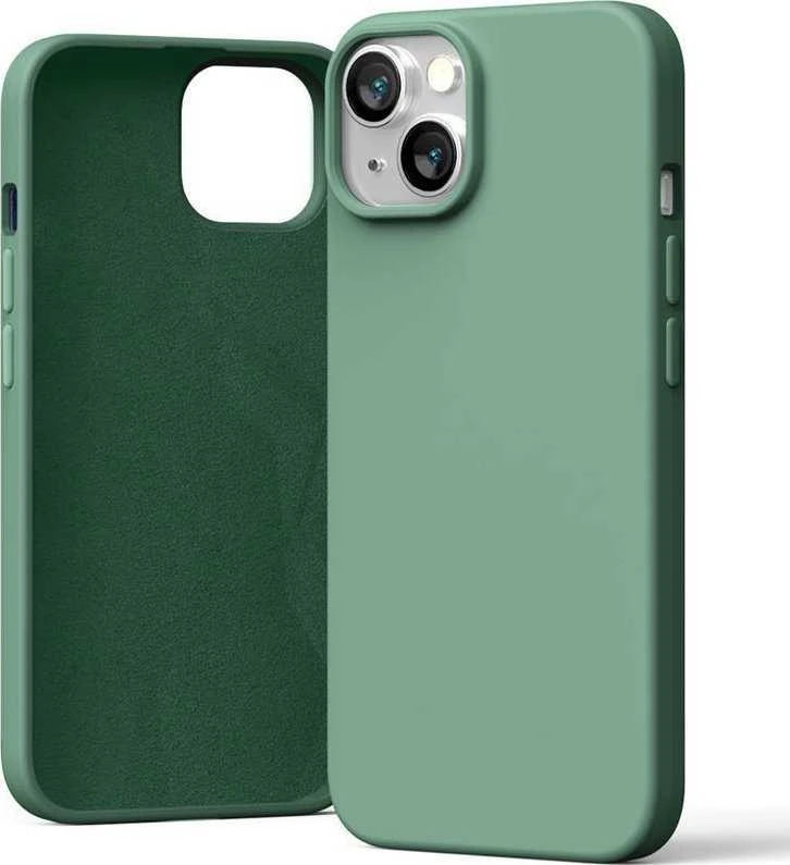 Dėklas Mercury Silikoninis dėklas Apple iPhone 16 Pro tamsiai žalias