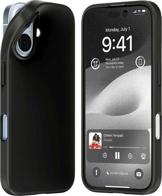 Dėklas Mercury Soft Jelly Case Apple iPhone 16 juodas