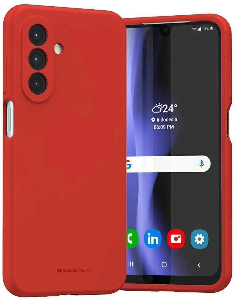 Dėklas Mercury Silicone Samsung Galaxy A26 red
