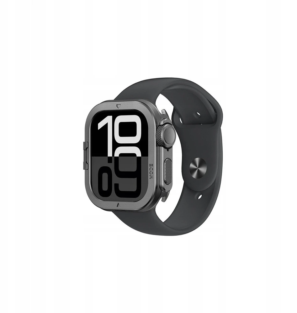 Nezatříděno AmazingThing Titan Pro Metal dėklas skirtas Apple Watch 11 46mm Aluminum - juodos spalvos