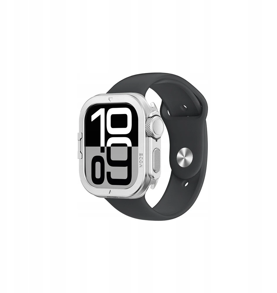 Marka Niezdefiniowana AmazingThing Titan Pro Metal dėklas skirtas Apple Watch 11 46mm Aluminum – Sidabrinis