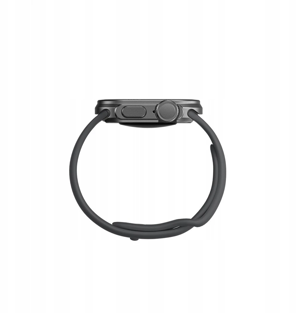 Nezatříděno AmazingThing Titan Pro Metal dėklas skirtas Apple Watch 11 46mm Aluminum - juodos spalvos