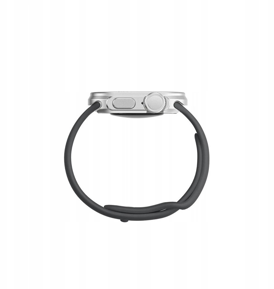 Marka Niezdefiniowana AmazingThing Titan Pro Metal dėklas skirtas Apple Watch 11 46mm Aluminum – Sidabrinis