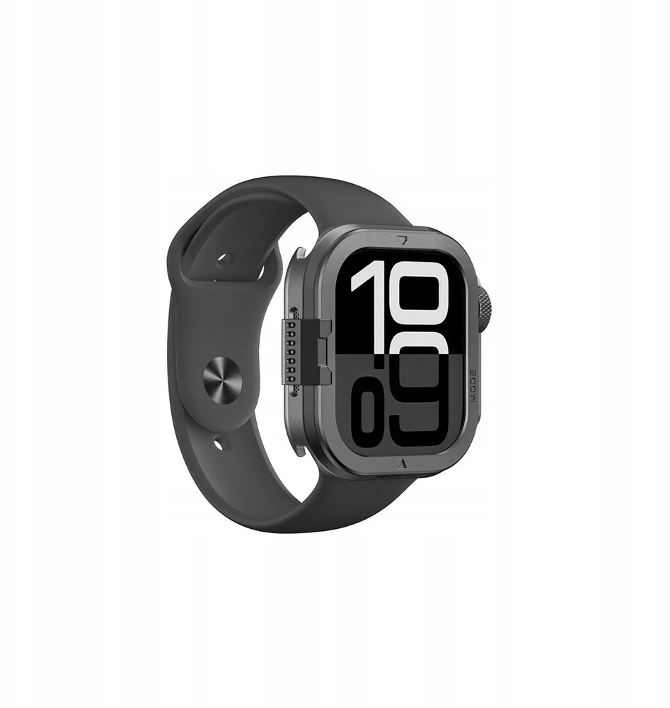 Nezatříděno AmazingThing Titan Pro Metal dėklas skirtas Apple Watch 11 46mm Aluminum - juodos spalvos
