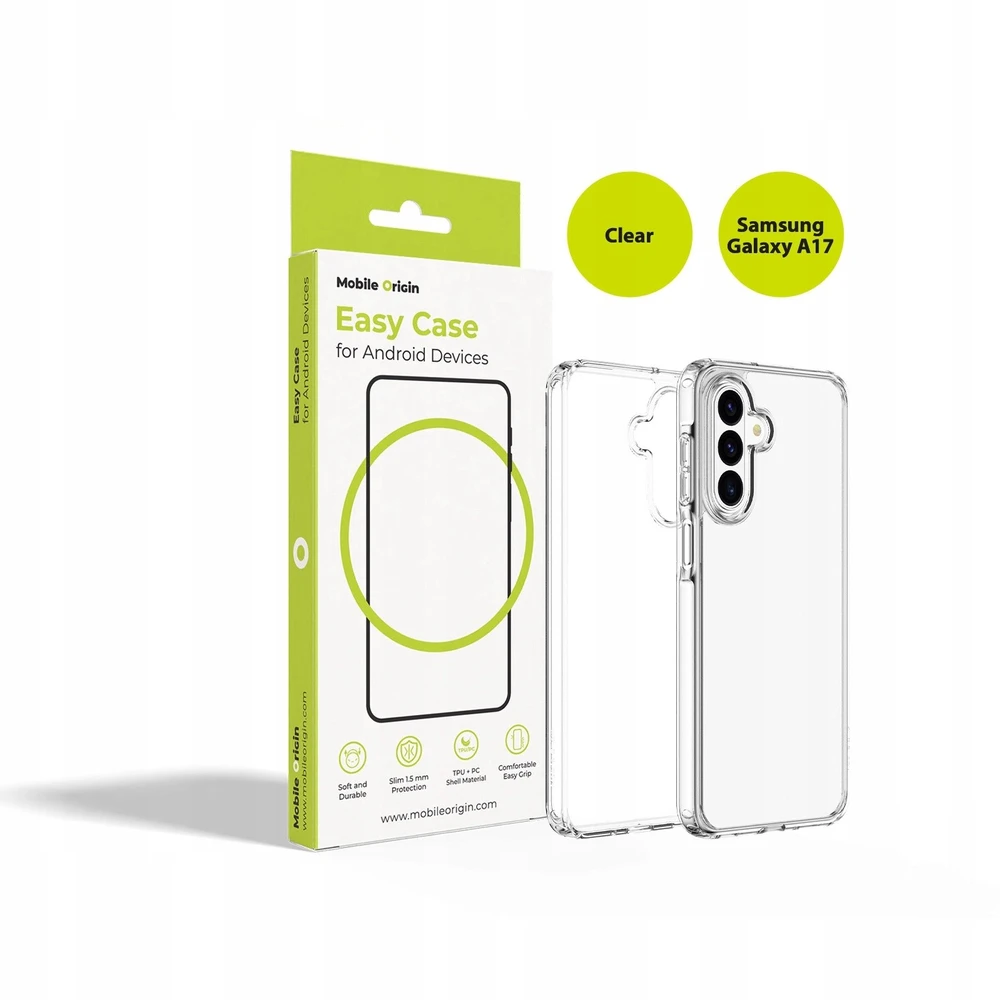 Mobile Origin Exclusive II Alza Mobile Origin Paprastas dėklas, skaidrus - Samsung Galaxy A17