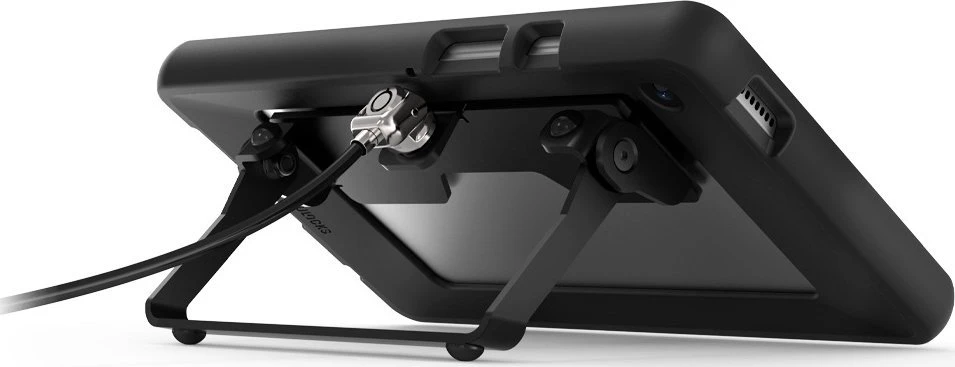 Dėklas na tablet Compulocks Compulocks Galaxy Tab A9 8.7'' Secured Kickstand - Stossstange fur Planšetė - Stander - Gummi - Juodas - fur Samsung Galaxy Tab A9