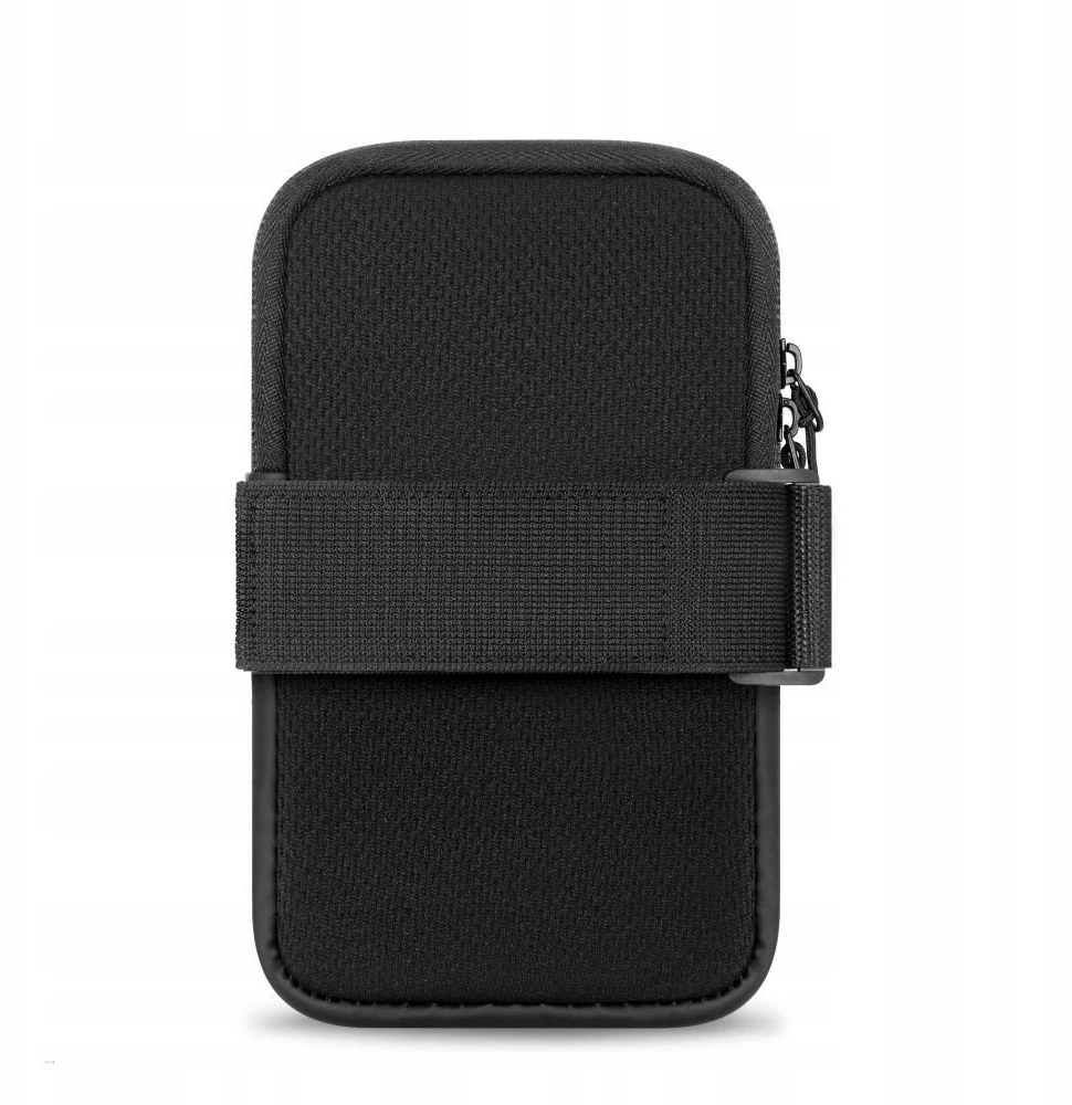 Dėklas Tech-Protect M7 Universal Sport Armband Case – juodos spalvos ir oranžinės spalvos