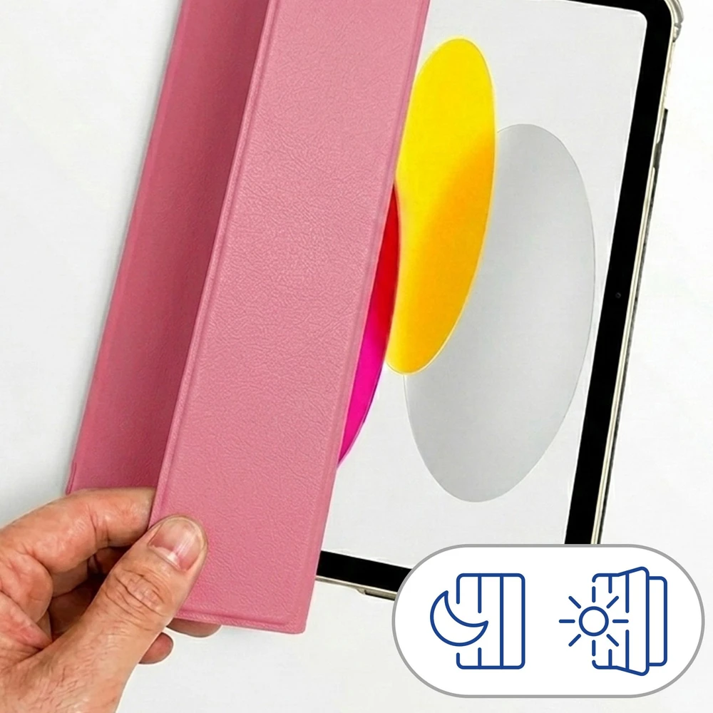 3mk Hardy TabCase do Apple iPad A16 (10/11) (11") rožinė